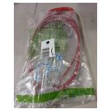 Supet Dog Tie Out Cable and Stake 32/16/10 ft Outdoor, Yard and Camping, for Medium to Large Dogs Up to 125 lbs, 16" Stake, 32/16/10 ft Cable with Durable Spring and Metal Hooks for Outdoor