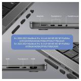 7PCS Dust Cover Port Plugs for 2025-2022 MacBook Air 13 15.3 inch M4 M3 M2 M1 /MacBook Pro 14\" 16\" M5 M4 M3 M2 M1, Dust Plug for USB C Thunderbolt, 3.5mm Headphone & 2PCS Webcam Cover Slide