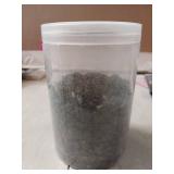 EZEELAI 3 Lb Black Obsidian Crushed Stone Crystal Chips Bulk, Betta Fish Tank Gravel Rocks Irregular Shaped Marbles Pebbles for Aquarium, Vase Fillers, Succulent Plants Decor