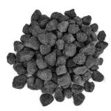 Stanbroil 10 Pounds Black Lava Rock Granules, Decorative Landscaping For Fire Bowls, Fire Pits, Gas Log Sets, Indoor Or Outdoor Fireplaces(1 1/5" - 2")