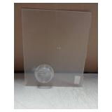 Dyno Racing Replacement RV Screen Door Slider Panel Plastic With Push-Down Knob Opener, Clear