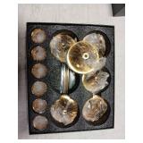 2 Sets(6 Pcs) Candlestick Holders Taper Candle Holders Brass Gold Candlestick Holder Set Vintage Modern Decorative Centerpiece For Table Mantel Wedding Housewarming Gift (Gold, 2 Set(6 pcs))