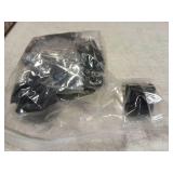 Sidasu Adjustable Angle Connectors With Shoes,Baluster Swivel Connectors With Screw For Installation Of 1/2" Square Balusters (30 Connectors 30 Slant Shoes)