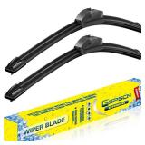 GSPSCN 2 Wipers For Chevrolet Impala 11-13, Impala Limited 14-16 /Cadillac CTS 03-07 SRX 04-09/Jaguar F-Type 14-20, XK XKR 07-15 XKR-S 12-15, Original Windshield Wiper Blades 22"+21"(Set of 2)