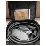 ALIESTFDNO Portable Level 2 EV Charger, 40A, 220-240V, With 25ft Charge Cable And NEMA 14-50 Plug, Adjustable Current/Delay Charging For Electric Car Charger