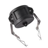 FOGWOWO Polypropylene Cam & Groove Hose Fitting,Standard Type DC Camlock Fittings Dust Cap 2 Inch