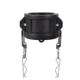 FOGWOWO Polypropylene Cam & Groove Hose Fitting,Standard Type DC Camlock Fittings Dust Cap 2 Inch