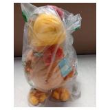 Houwsbaby 15" Electronic Squawking Chicken Toy, Easter Chicken Stuffed Animal Interactive Musical Walking Singing Waving Rooster Plush Toy With Bib Present For Kids Boys Girls Easter Thanksgiving Day