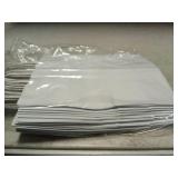 Qutuus White Paper Gift Bags With Handles 14 pcs 8x4.5x10 Medium White Paper Bags For Gifts, Valentines, Shopping, Retail