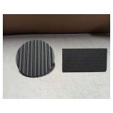 EWFEN Burger Press, 7" Round & 8.2"X4.3" Rectangle Heavy-Duty Cast Iron Smash Bacon Press Meat Steak With Wood Handle For Griddle, Sandwich, Nonstick Pan