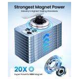 REEVAA 2025 Tesla Model Y Juniper Phone Mount For MagSafe [Strongest N55 Magnet, 3M Adhesive], Adjustable Tesla Screen Holder, Compatible With Model Y 2020-2026, MagSafe Case, IPhone Series