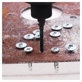 AUTOTOOLHOME 6 Pack Combination Drill Tap Bit Set Black Nitride Coated Screw Tapping Threading For Power Drills & Drivers