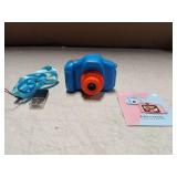 Dylanto Upgrade Kids Selfie Camera, Christmas Birthday Gifts For Age 3-9, HD Digital Video Cameras for Toddler, Portable Toy 32GB SD Card-Navy Blue