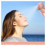 Spray Bottle,Fine Mist Spray For Hair,Ultra-Fine Continuous Spray Bottle For Skincare,Refillable Spray Container,Plant Care,Pet Grooming,Cleaning,Christmas Gift (Frosted)