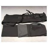 2 Pieces Sword Bag Sword Sheath Sword Cover Black Katana Bag Sword Carry Bag Ninja Sword Holder Katana Case With Strap Sword Carrying Case For Samurai Cosplay Costume Halloween Party