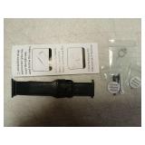 YALOCEA Leather Bands Compatible With Apple Watch Bands 42mm 41mm 40mm 38mm For Men Women, Genuine Leather Strap For iWatch Series 2-11 SE 1-3 Black