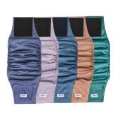 Reusable Dog Diapers Male, Premium Washable Belly Bands For Dogs Medium, Pack Of 5, High Absorbing Male Dog Wraps For Doggie & Puppy In Incontinence Or Excitable Urination And Training(M)