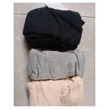 Angelhood 6 Pack Womens Cotton Maternity Underwear,Healthy Maternity Pregnancy Panties Postpartum Mother Under Bump Underwear Large(Black, Gray, and Beige)