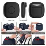 SkyArmor 2-Pack Waterproof Silicone Case with Pin for Tile Mate 2024/2022 Hidden GPS Tracker Holder for Kids, Teens, Elderly, Pets, Bags, Luggage Anti-Lost & Anti-Scratch Cover Black/Blue