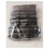 Tbestmax 24 Hot Roller Clips for Hair Curler Claw Clip Replacement Hair Section Styling for Women Girls Black