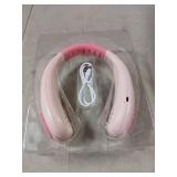 Kids Neck Fan, Portable Bladeless Fans for Kid 4-14Y Girls & Boys, 2600mAh USB Personal Mini Cooling Fan for Travel/Camping/Study, 4 Speeds, Lightweight, Compact, Perfect Summer Gifts for Kids