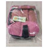 OPUX Lunch Box For Women, Insulated Large Lunch Bag Adult Work, Double Decker Lunchbox Meal Prep, Dual Compartment Leakproof Lunch Cooler, Soft Lunch Pail Tote for Girls, Kids, School (Pink, 16 Cans)