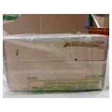 Mela Artisans Wooden Keepsake Box | Whitewash Mango Wood Memory & Photo Storage Box with Hinged Lid | Decorative Storage Box | Extra Large | 10.5x7.5x4 Inch-3 Knicks in the Wood On Side of the Box