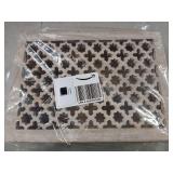 Mela Artisans Wooden Keepsake Box | Whitewash Mango Wood Memory & Photo Storage Box with Hinged Lid | Decorative Storage Box | Extra Large | 10.5x7.5x4 Inch-3 Knicks in the Wood On Side of the Box