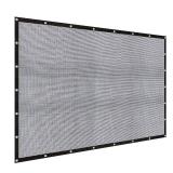 LOVE STORY 8x12FT Shade Cloth for Plant Heavy Duty Knitted Mesh Tarp with Grommets Screen Mesh Netting for Garden Patio Porch Pools Greenhouse Dump Truck
