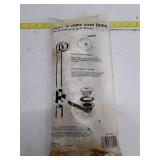 Watts 45CP Twist N Close Plastic Bath Drain, Chrome Plated Trim