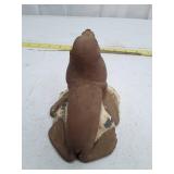 Ceramic Sea Lion Figurine on Rock Base