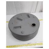 Industrial Gray Circular Base Mount with Drainage