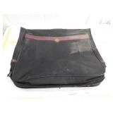 Samsonite Black Garment Bag with Burgundy Trim