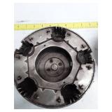 Set of 3 PlastictMetal Wheel Center Caps - Star Pattern Design