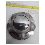 Set of 3 PlastictMetal Wheel Center Caps - Star Pattern Design