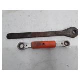 Box End Ratchet Wrench Set - Long Handle and Standard