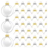 Libima Christmas Round Ornament Cap 0.8 Inch Metal Christmas Replacement Ornament Caps Christmas Hangers Caps for Porcelain Ceramic Glass DIY Craft Ornaments (Gold, Silver, 400 Pcs) - Retail: $16952.9