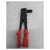Hand Riveter Tool with Orange Handles