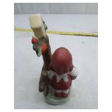 Ceramic Garden Figurine with Birdhouse and Geese
