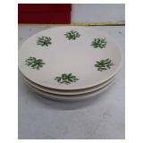Vintage Lenox Holly Pattern Dinner Plates