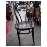 Bentwood Cafe Chair - Dark Wood Finish