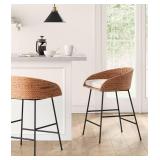 Landis Woven Backed Counter Height Barstool with Cushion - Thresholdâ¢ - Retail: $150