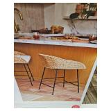 Landis Woven Backed Counter Height Barstool with Cushion - Thresholdâ¢ - Retail: $150