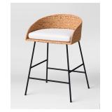 Landis Woven Backed Counter Height Barstool with Cushion - Thresholdâ¢ - Retail: $150
