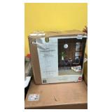 2pk Copley Dining Chairs Dark Gray - Thresholdâ¢: Upholstered, Metal Legs, Mid-Century Modern - Retail: $150