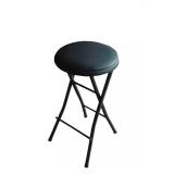 Black Portable Folding Stool - Retail: $20