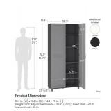 Modern White Storage Cabinet with Adjustable Shelves - Retail: $300