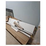 Modern White Storage Cabinet with Adjustable Shelves - Retail: $300