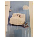 Memory Foam Filled Bean Bag Chair with Corduroy Cover Cream - Room Essentialsâ¢ - Retail: $85