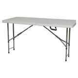 Plastic Development Group PDG-802 4 Foot Bi Fold Outdoor or Indoor Plastic Table - Retail: $219